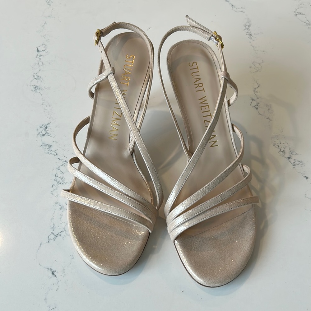 Stuart Weitzman strappy high-heel sandal